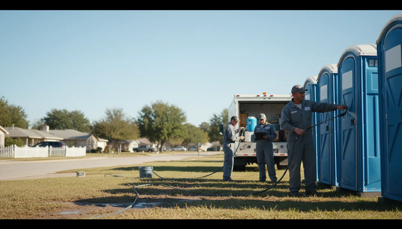 Long-Term Portable Toilet Rental in Wade Hampton, SC near me
